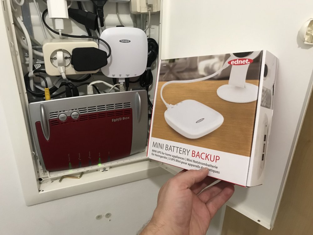 Ednet Mini USV für Router und Smart Home Zentrale im Test – Dein Smart ...