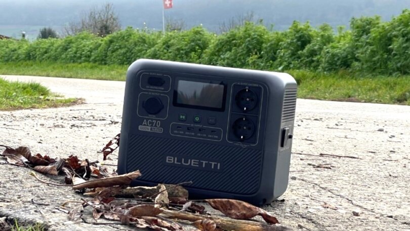 Bluetti AC70 Power Station im Test im VW Bus
