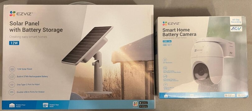 EZVIZ CB8 Lite Cam and Solar Panel Test