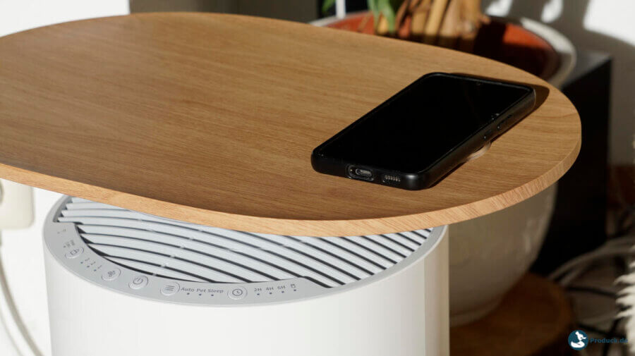SwitchBot AirPurifier mit Tisch