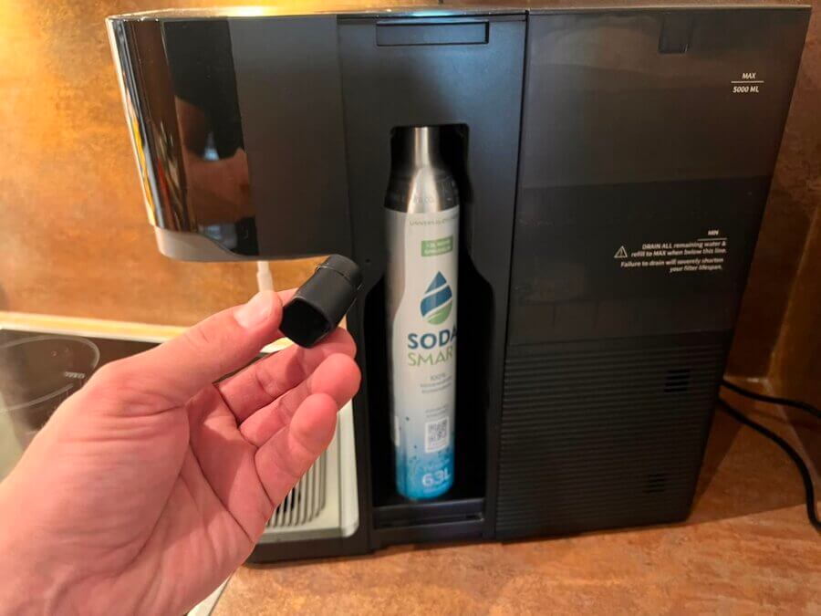Hydrofast C300 en train de gazéifier avec bouteille PET montée